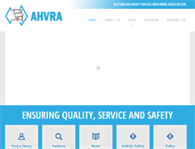 Tablet Screenshot of ahvra.com.au